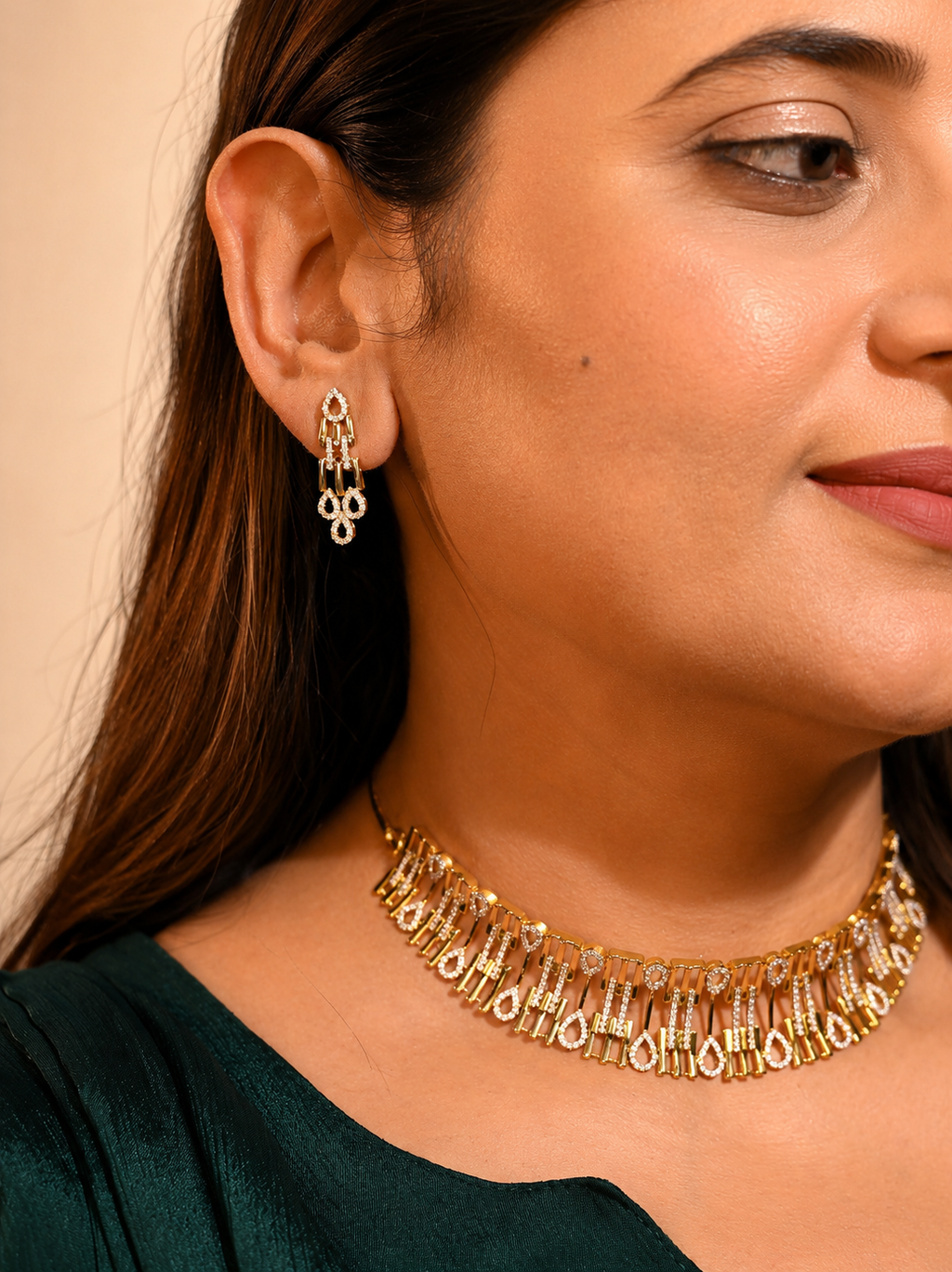 Anvika Choker Jewellery Set