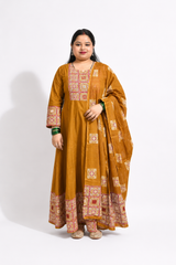 Zafrani Ajrak Suit Set