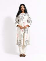 Naqsh Khadi Kurta Set