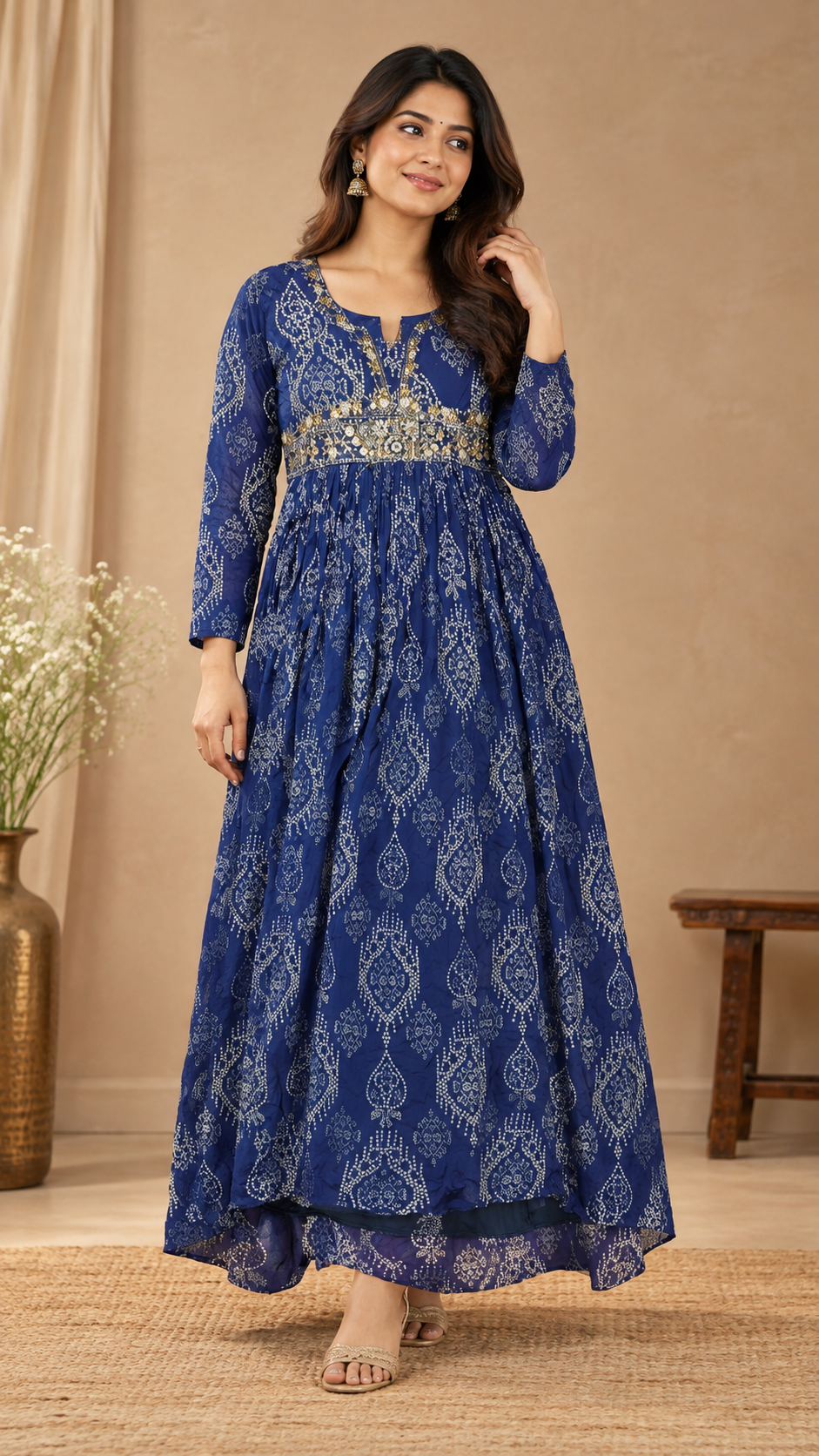 Neelzari Georgette Gown