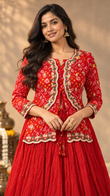 Laalima Chinon Anarkali Gown