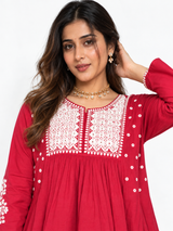 Gulnaar Embroidered Suit Set
