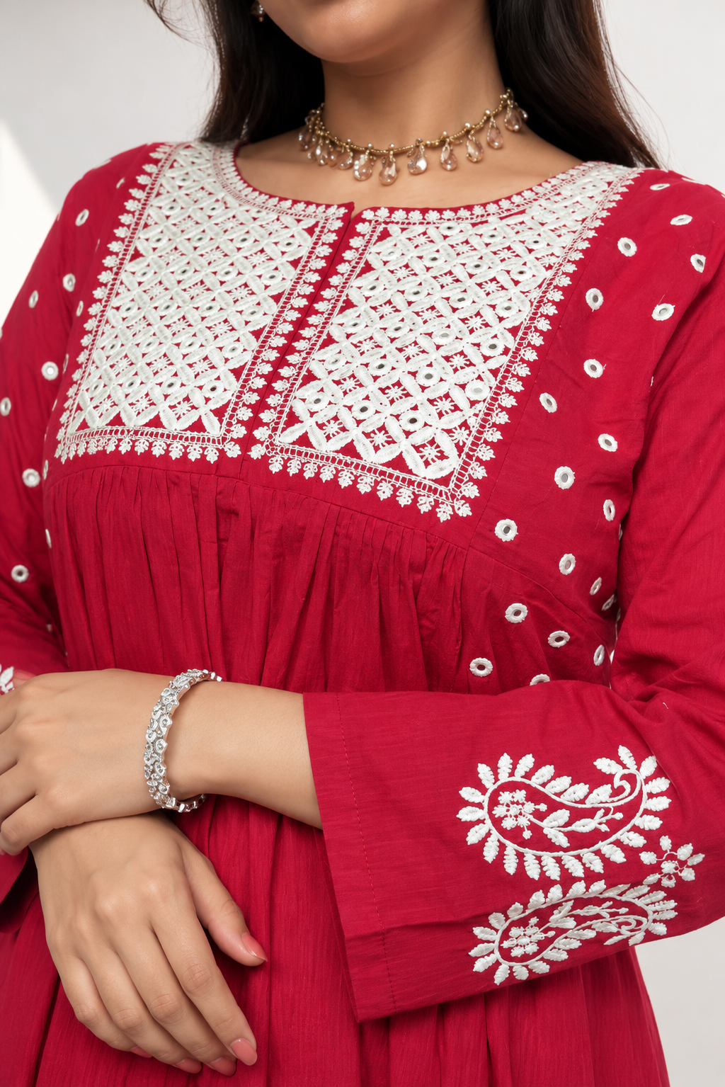Gulnaar Embroidered Suit Set