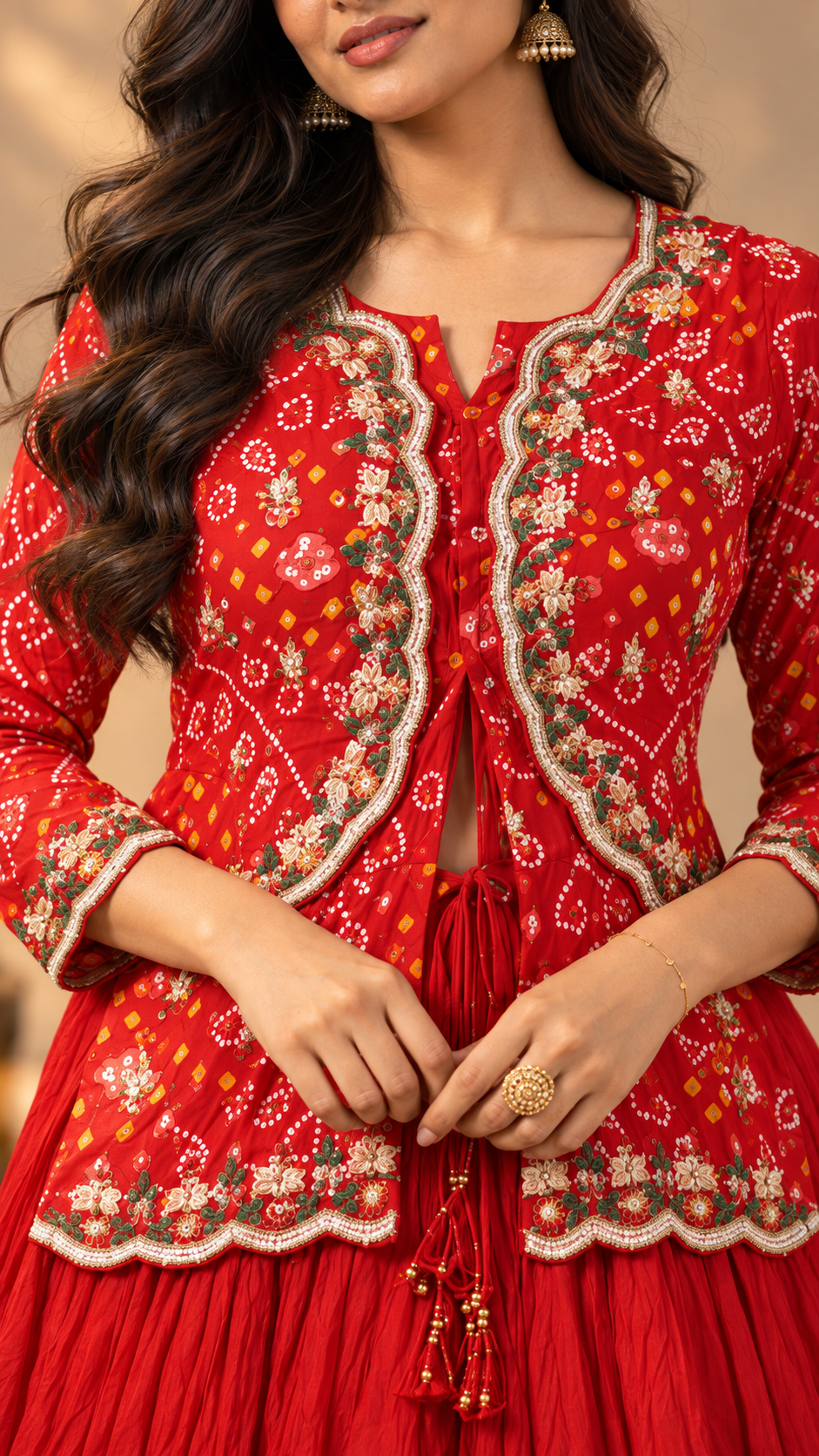 Laalima Chinon Anarkali Gown