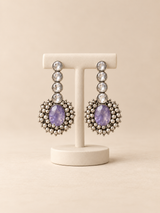 Amethystika Statement Earrings