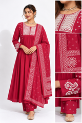 Gulnaar Embroidered Suit Set