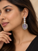 Amethystika Statement Earrings