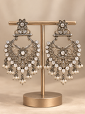 Rajeshwari Oxidized Chandelier Earrings