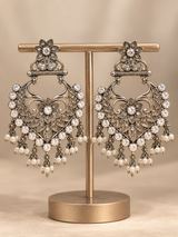 Rajeshwari Oxidized Chandelier Earrings