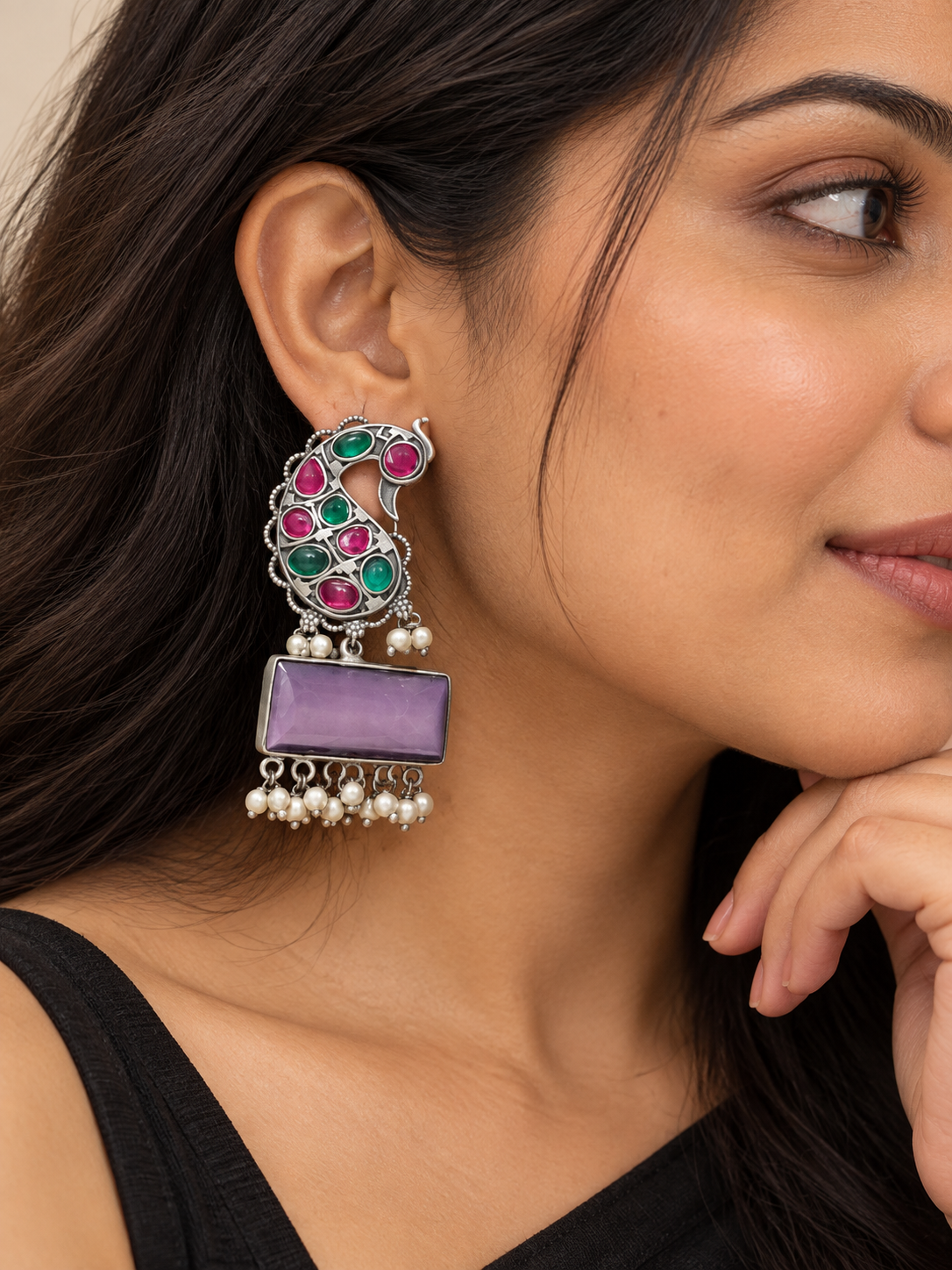 Vaidehi Multicolour Drop Earrings