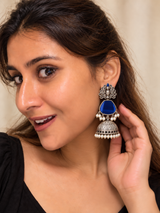 Neelmayur Jhumka Earrings